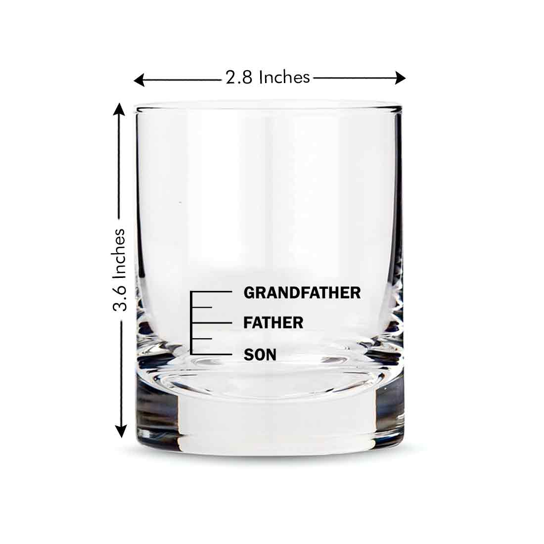 Fathers Day Presents Whiskey Glass With Measurements - Father Son - Image 8