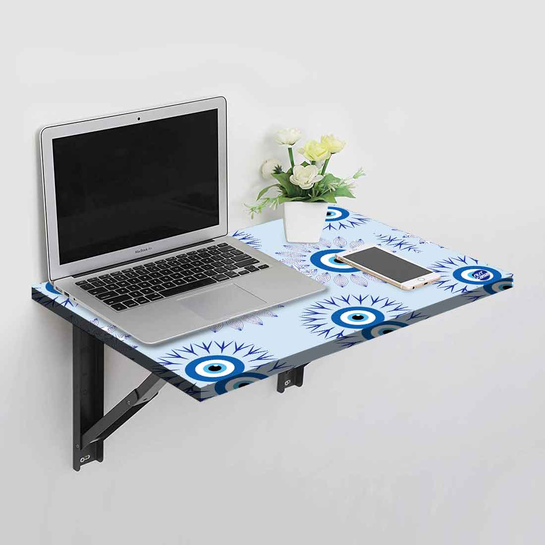 Designer Wall Mounted Foldable Study Table for Kids - Evil Eye Protector - Image 7