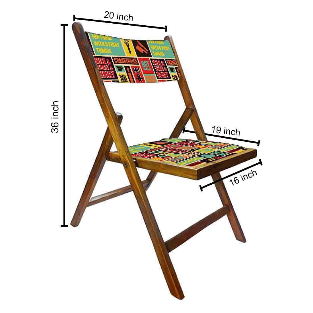 Nutcase Wooden Chair For Balcony Patio - Cranberries - Image 2