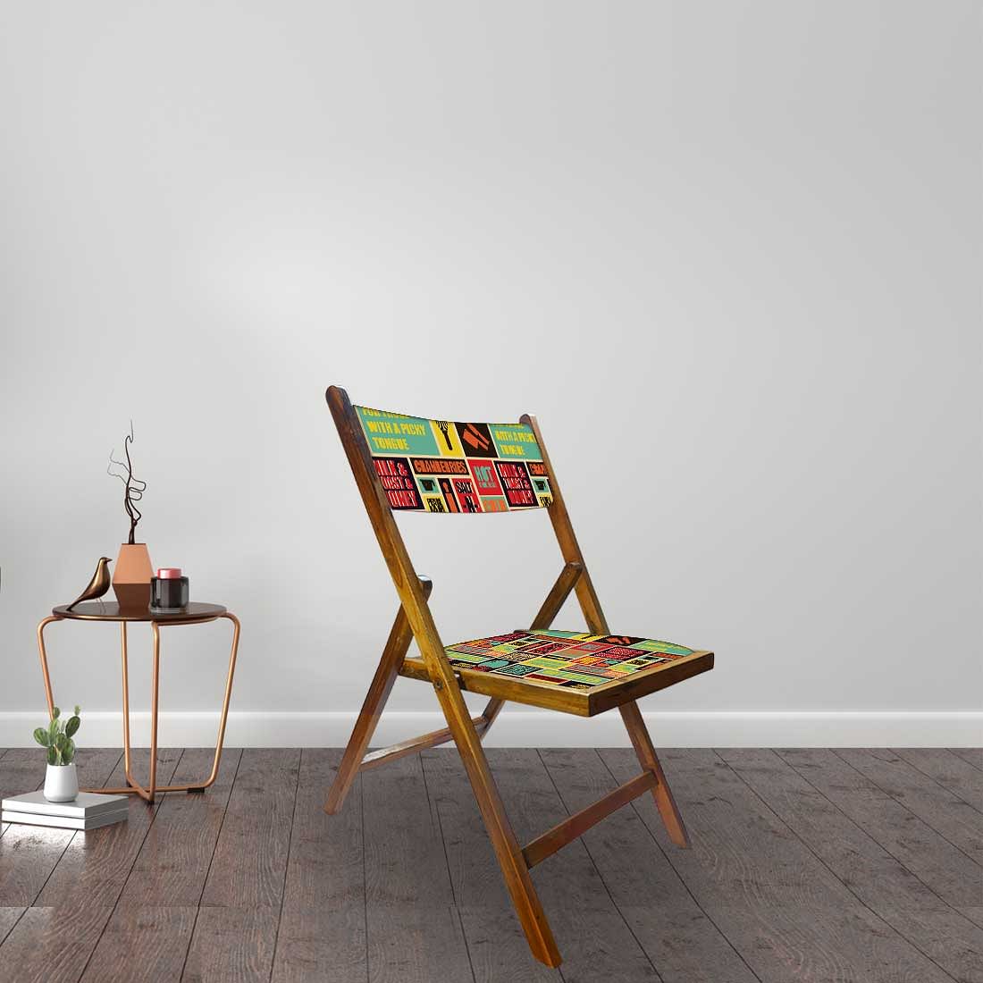 Nutcase Wooden Chair For Balcony Patio - Cranberries - Image 3