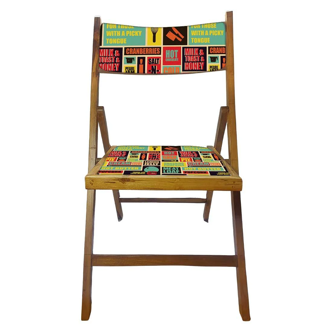 Nutcase Wooden Chair For Balcony Patio - Cranberries - Image 5