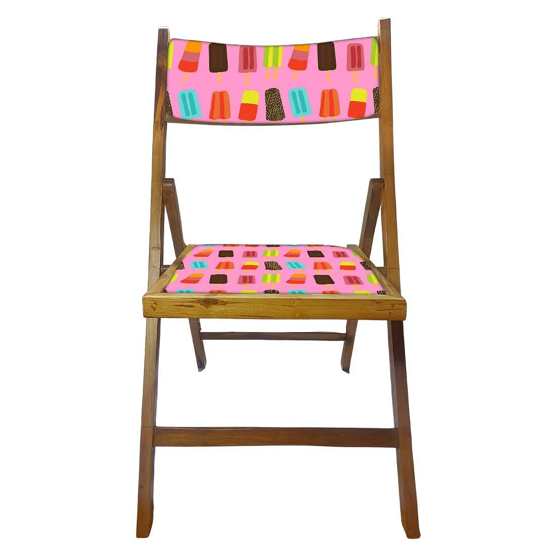 Nutcase Folding Wooden Chair For Home - Ice Cream Candy - Image 5