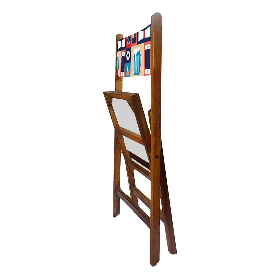 Nutcase Folding Wooden Chair For Dining - Phone - Image 6