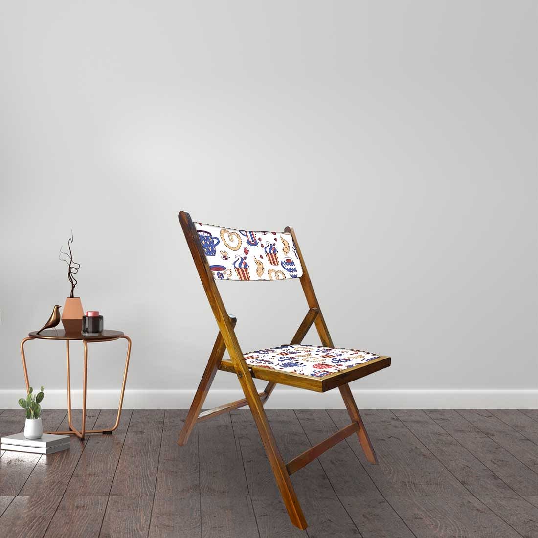 Nutcase Balcony Garden Patio Outdoor Wooden Chair - Tea Milk - Image 3