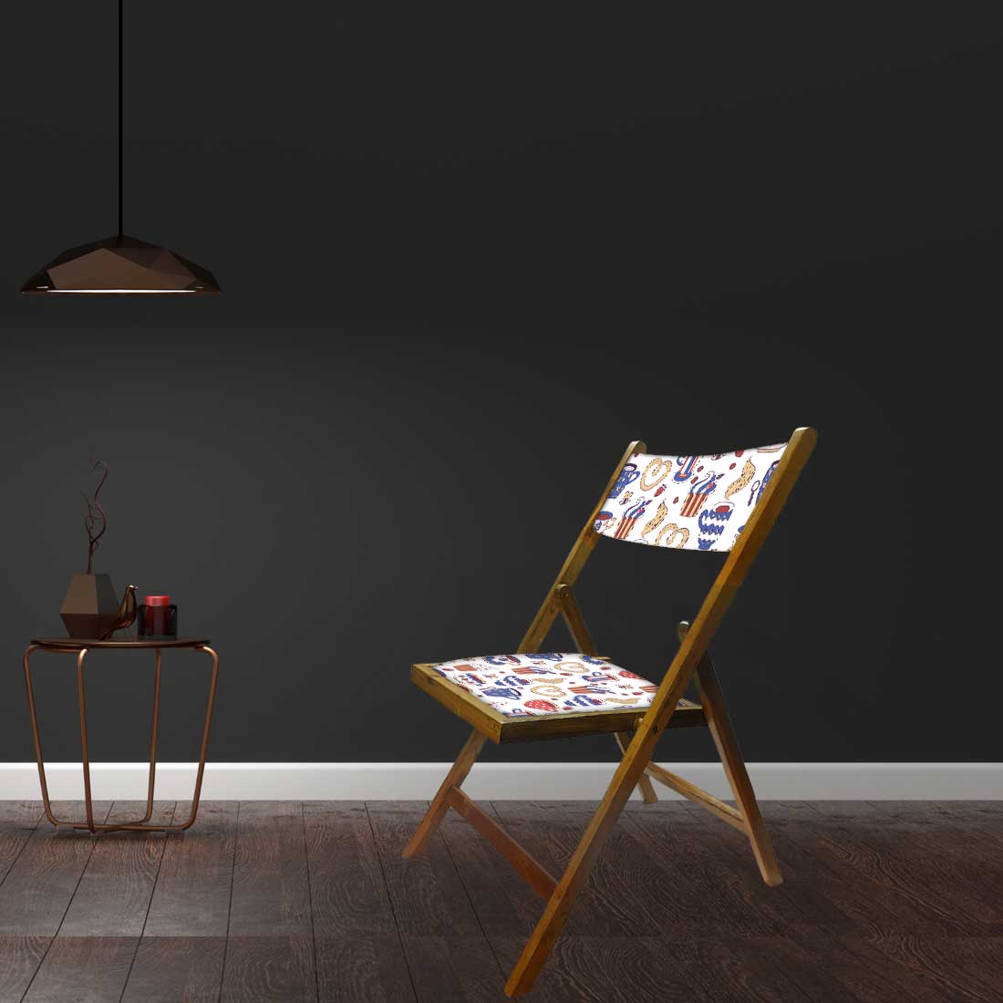 Nutcase Balcony Garden Patio Outdoor Wooden Chair - Tea Milk - Image 4