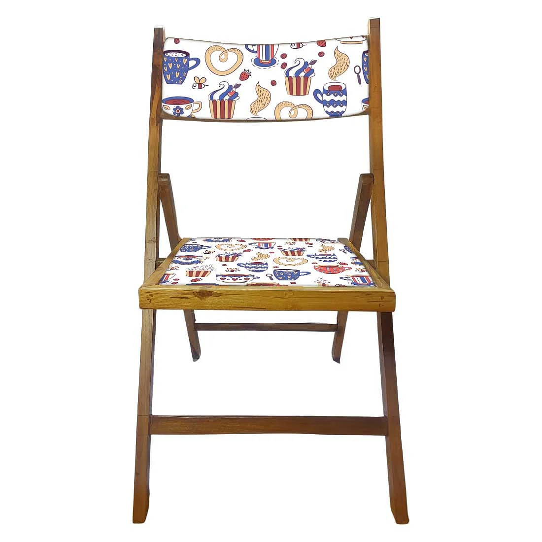 Nutcase Balcony Garden Patio Outdoor Wooden Chair - Tea Milk - Image 5
