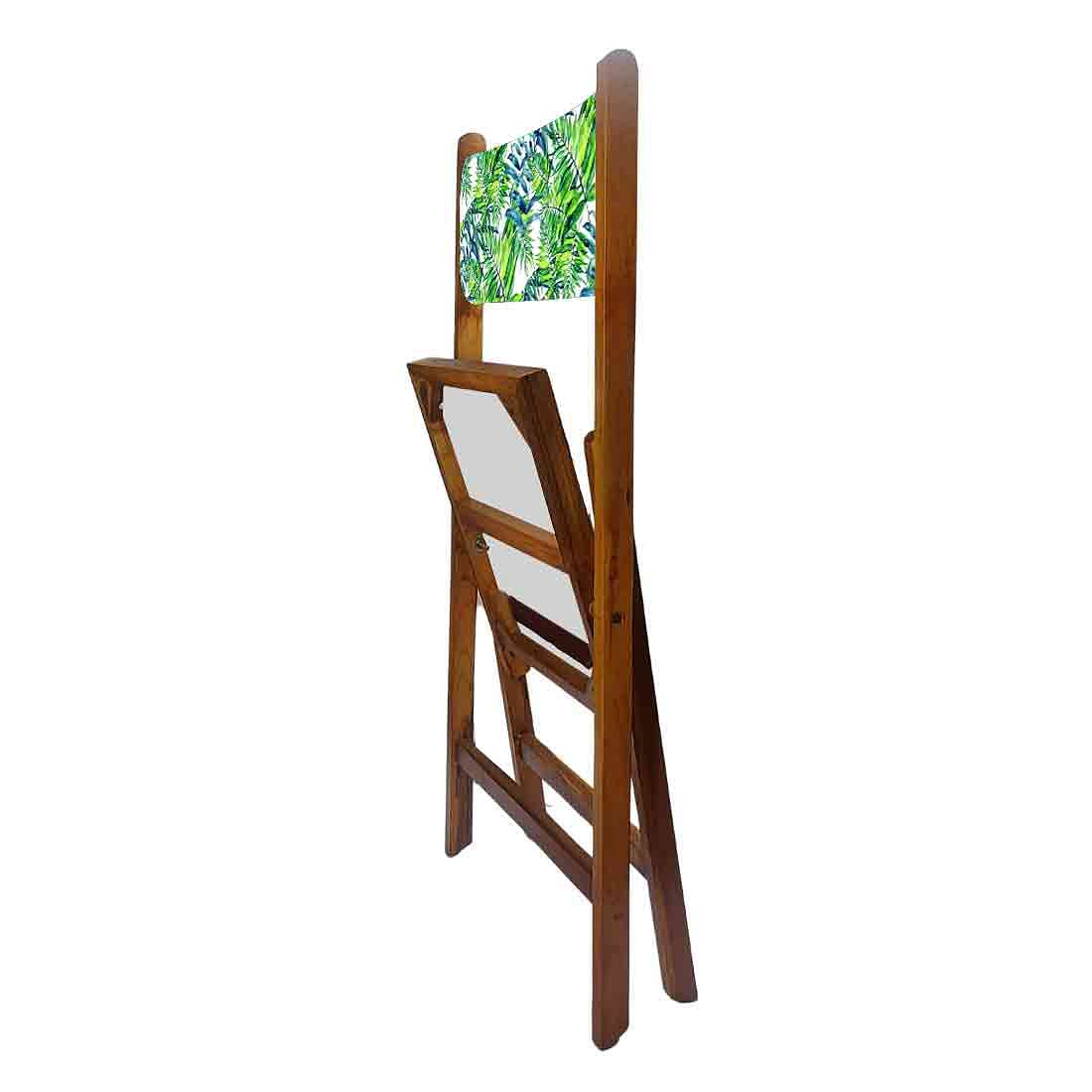 Nutcase Designer Chairs For Living Room - Green Blue Leaves - Image 6