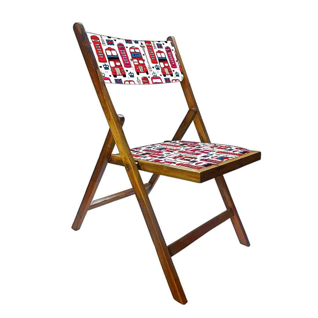 Nutcase Folding Wooden Chair For Home - Van