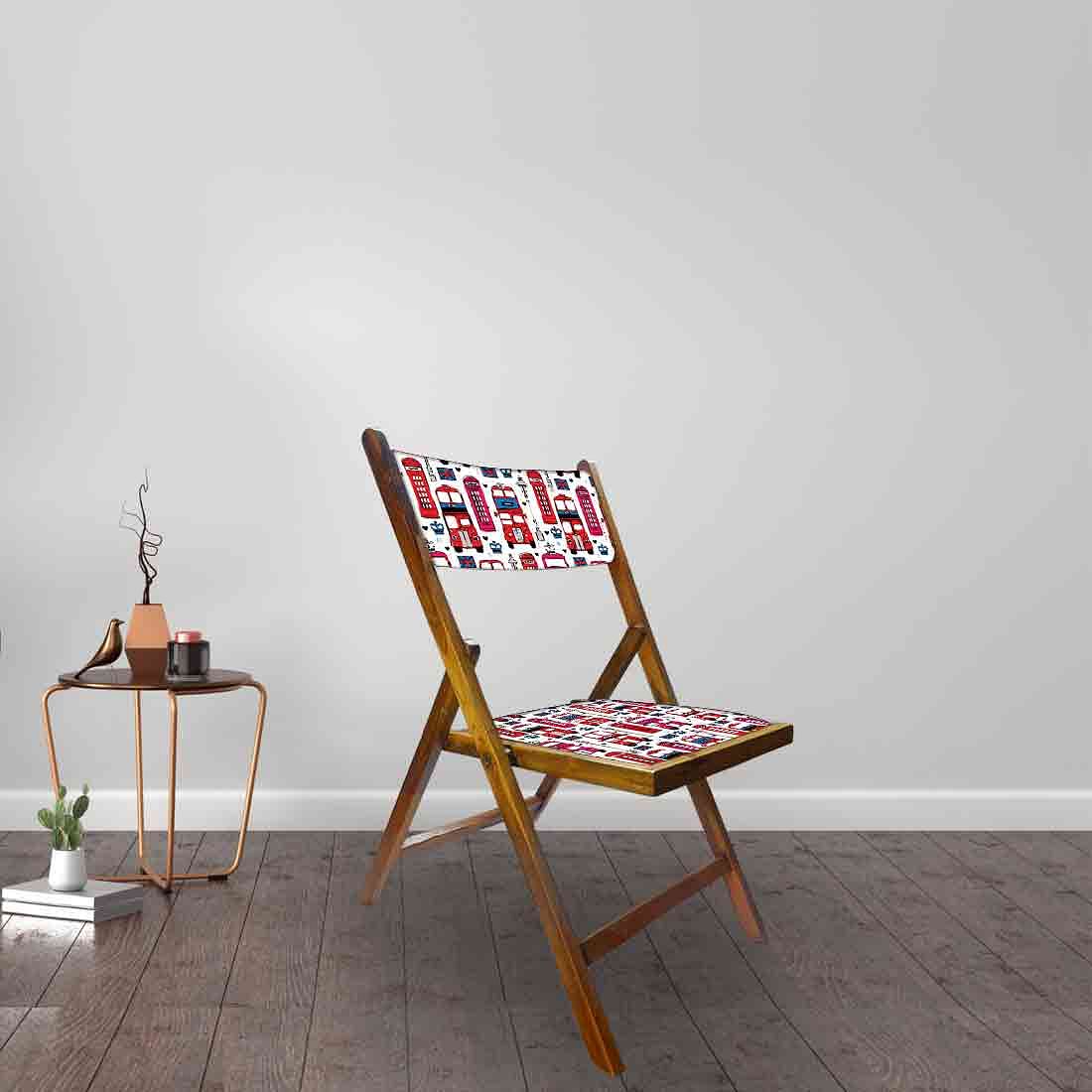 Nutcase Folding Wooden Chair For Home - Van - Image 3