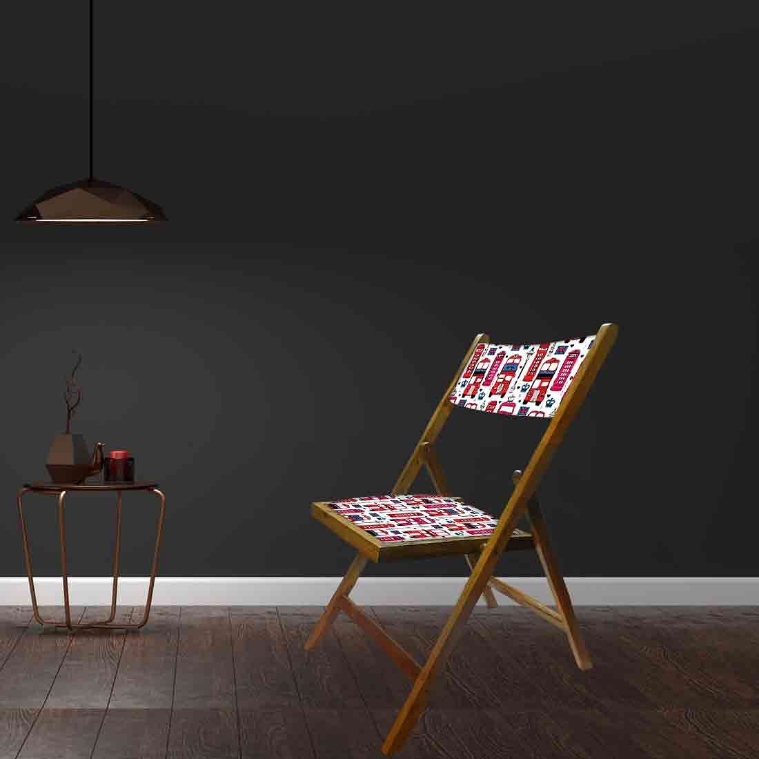 Nutcase Folding Wooden Chair For Home - Van - Image 4
