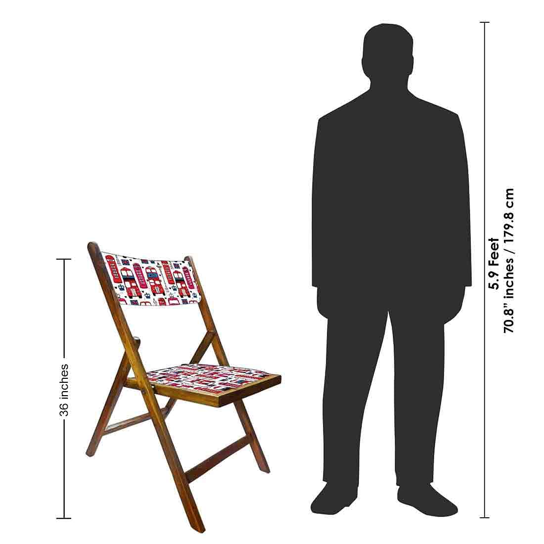 Nutcase Folding Wooden Chair For Home - Van - Image 8