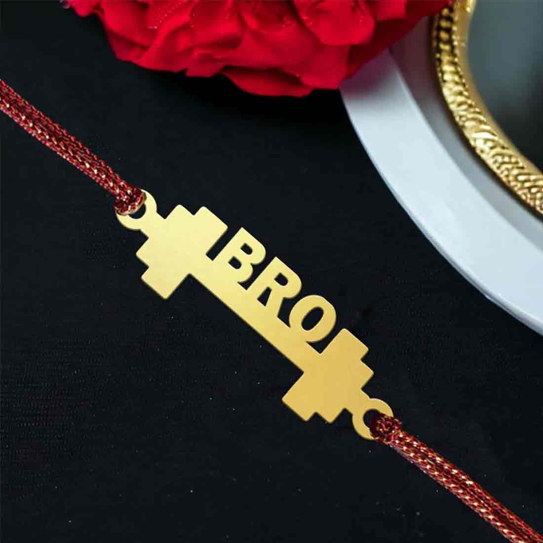 Funny Rakhi Design For Raksha Bandhan Cool Acrylic Rakhi-GYM BRO