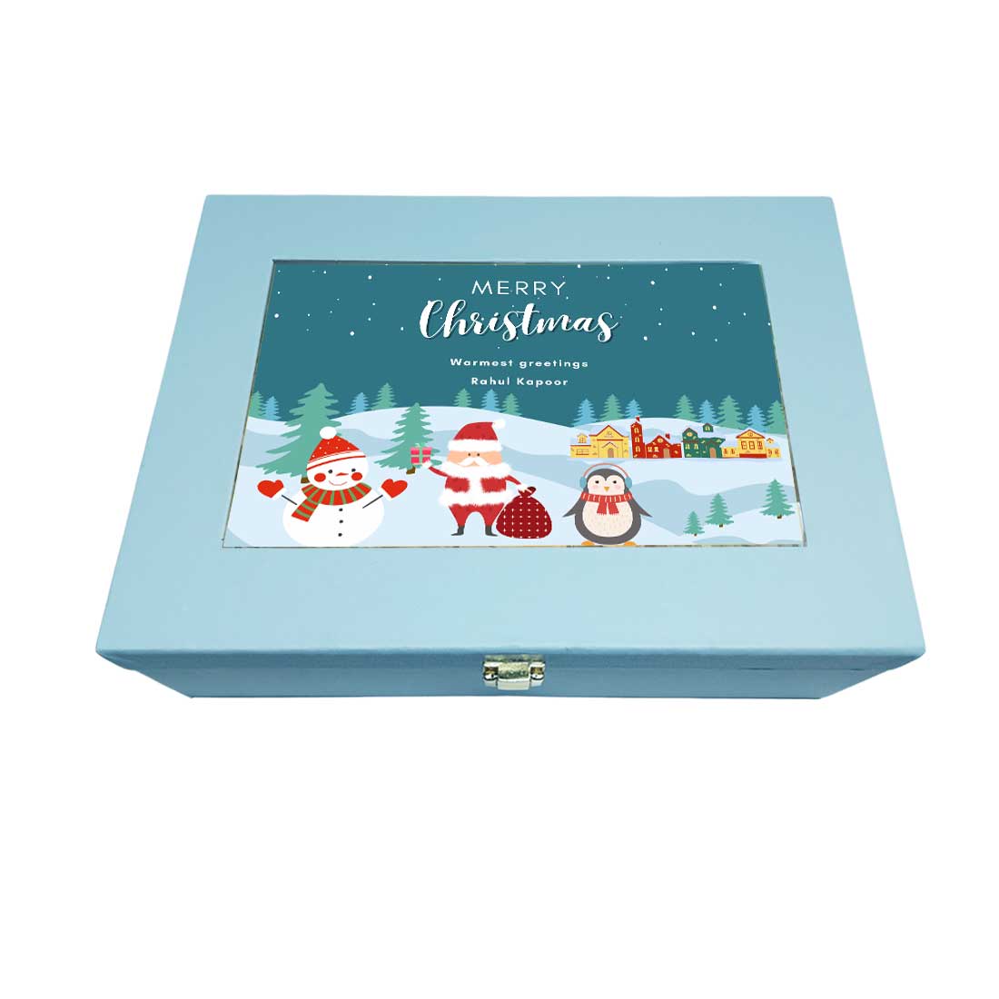 Personalized Christmas Gift Box Hip Flask Whisky Glass Funny Secret Santa Gifts - Image 4