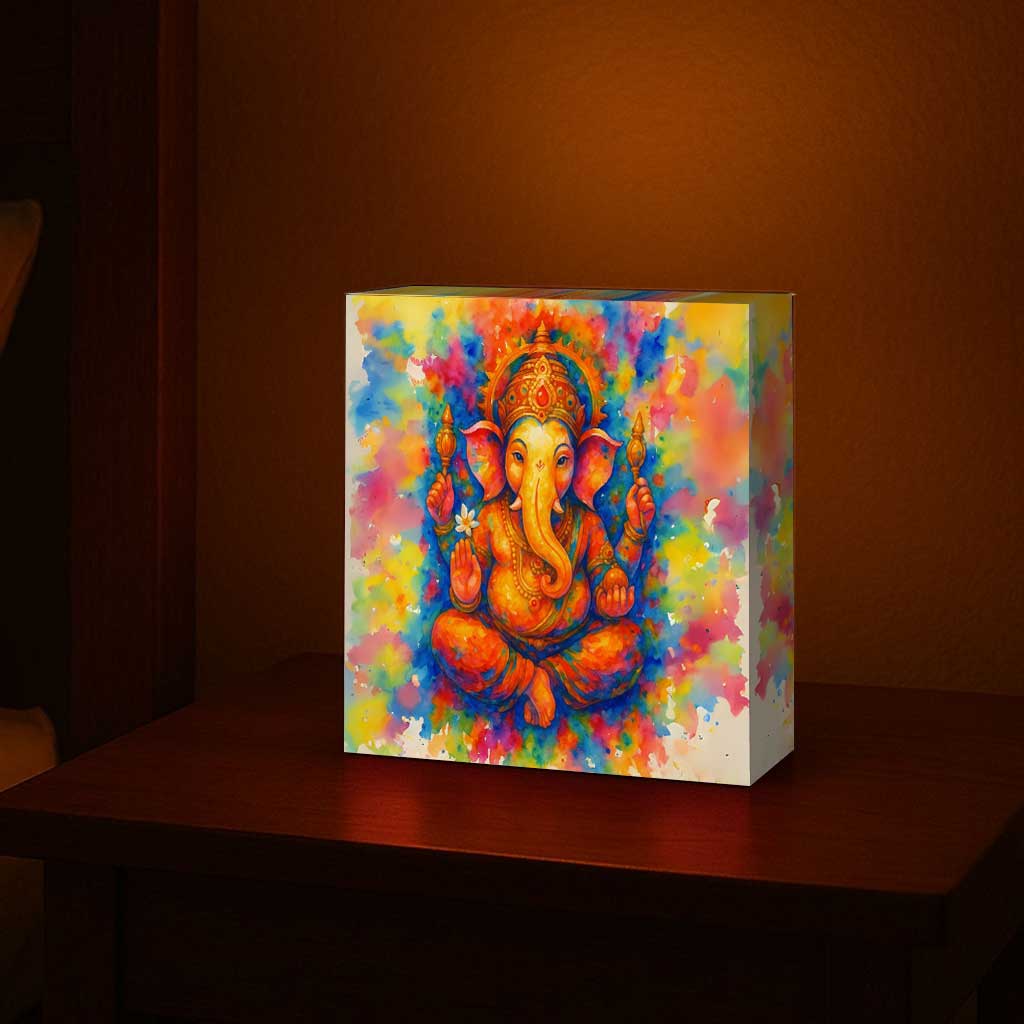 Ganesh LED Lighting – Beautiful God Lamp for Spiritual Home Decoration