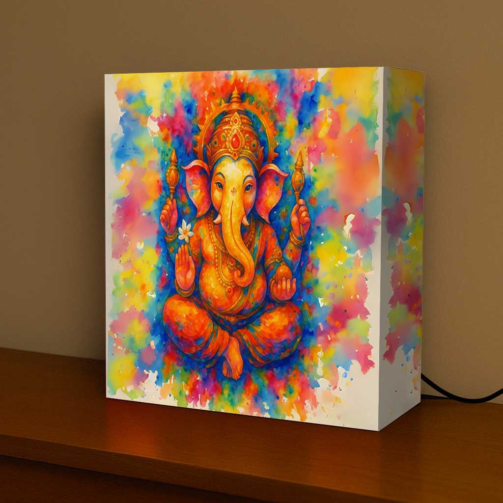 Ganesh LED Lighting – Beautiful God Lamp for Spiritual Home Decoration - Image 3