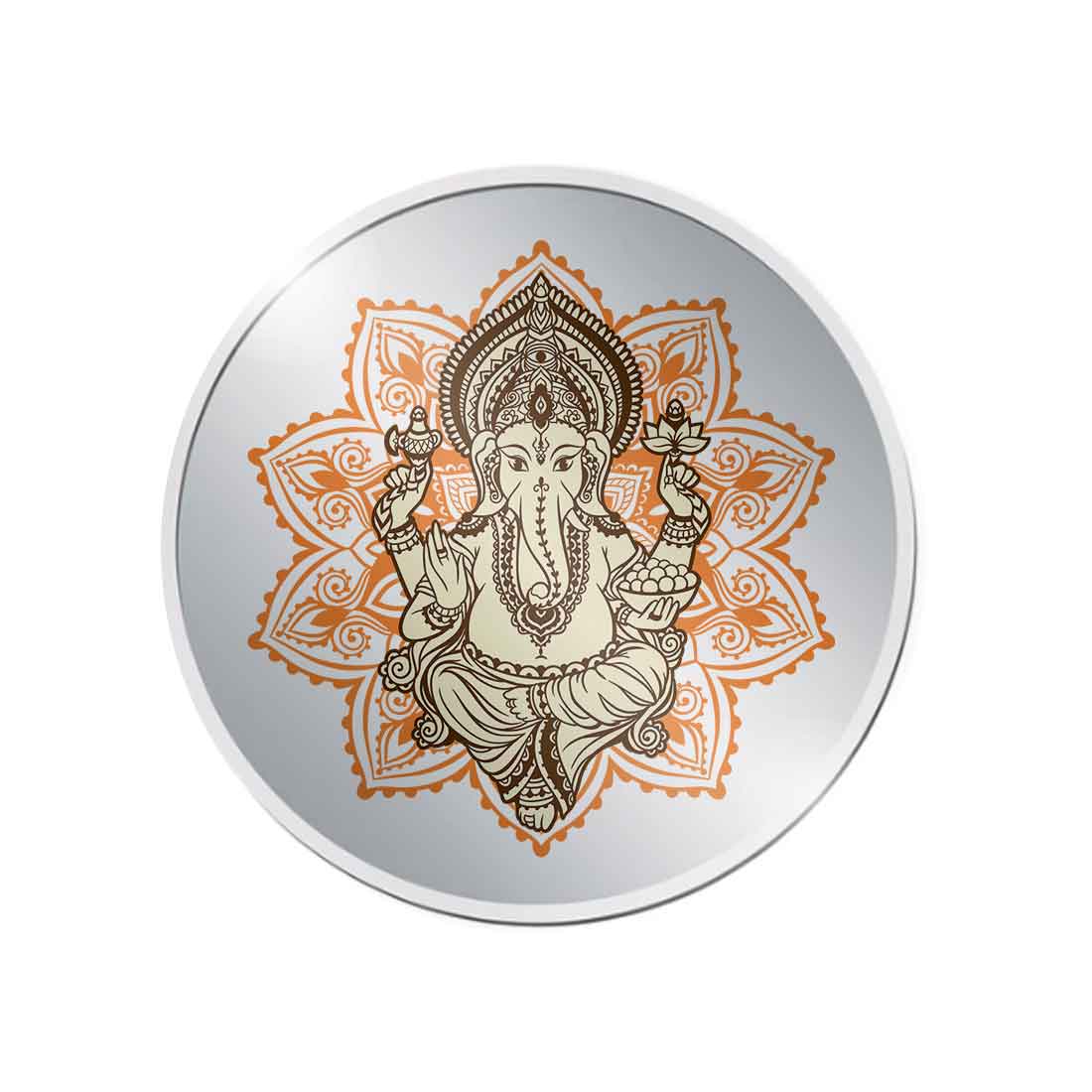 Ganesha Silver Coin Lord Ganpati Photo on Silver Coins - Image 3