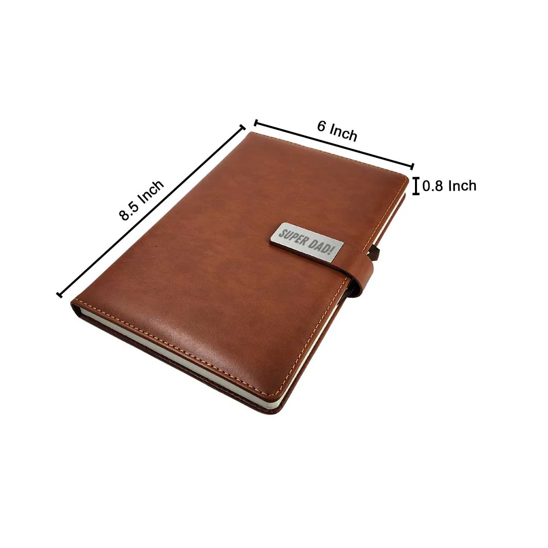Gift for Dad Custom Diary with Engraved Pen Set-Fathers Day Gifts - Image 4