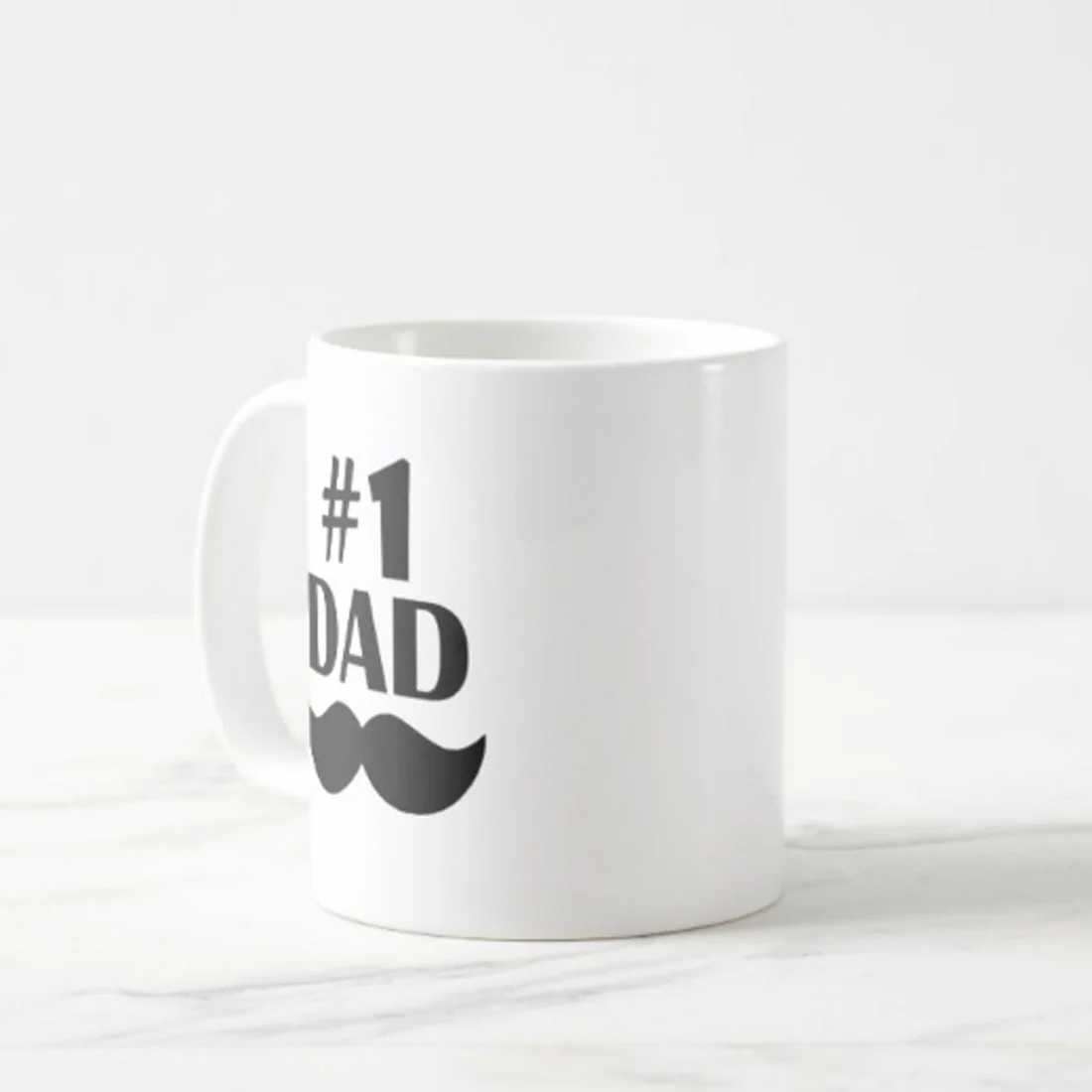 Gifts for Father Tea Coffee Cup - No. 1 Dad - Image 2