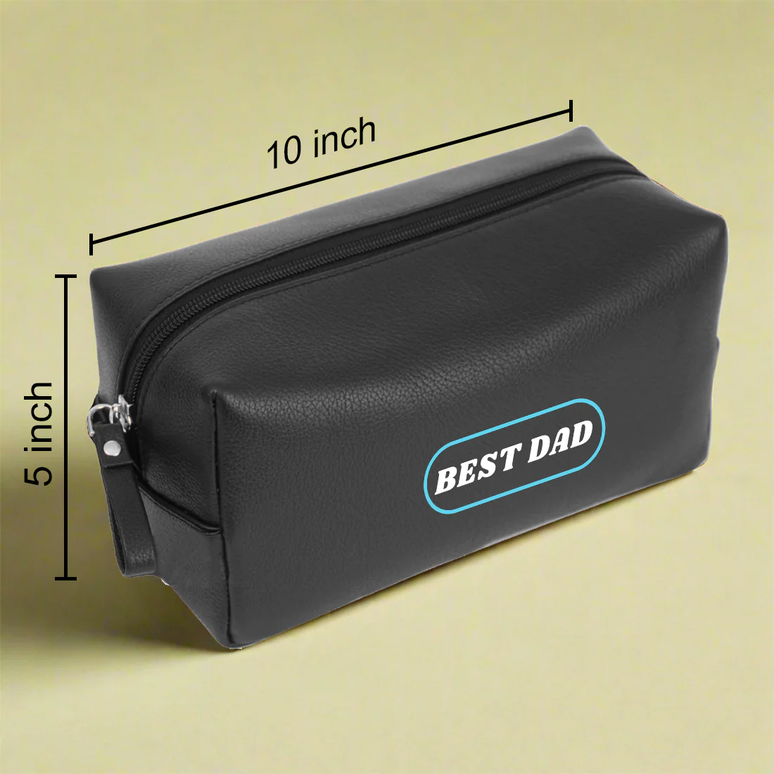 Gifts for Father's Day Travel Set, PU Leather Pouch, Passport Cover and Luggage Tag, World's Greatest Dad Design - Image 5