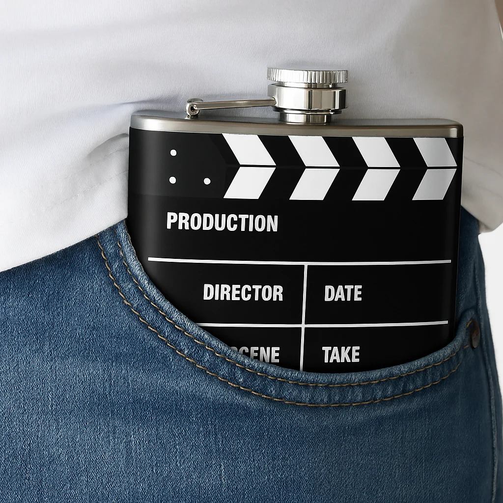 Hip Flask - For Filmys Only - Image 3