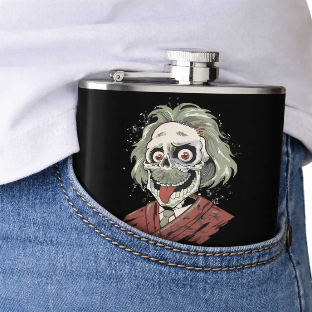 Hip Flask - Albert Turns Zombie - Image 4