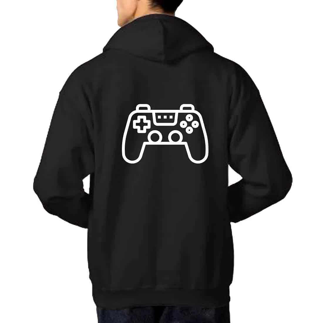 Nutcase Designer Unisex Black Hoodie - Game - Image 5