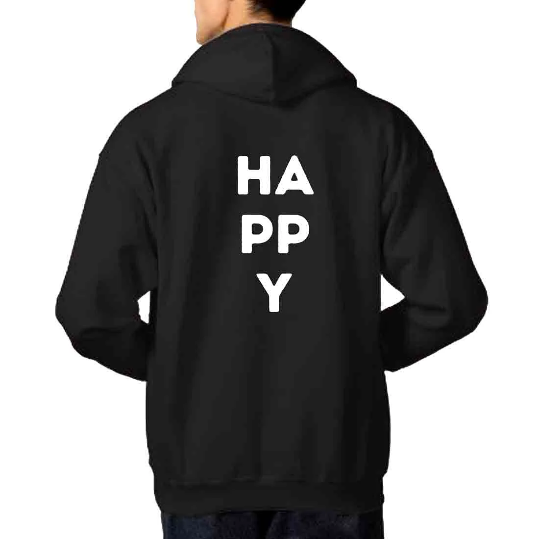 Nutcase Unisex Hoodies For Men - Happy - Image 5