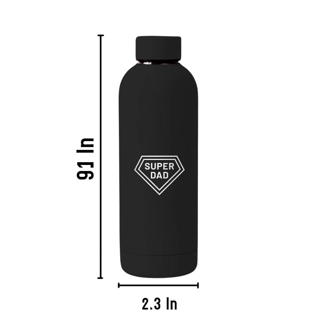 Insutlated Bottle for Dad - Father's Day Gift 500ml Bottles for Office Home Travel- BPA Free, Leakproof - Image 4