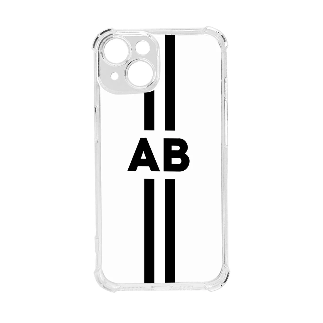 iPhone 14 Backcover with Initial TPU Clear Cover with Camera Protection - Image 3
