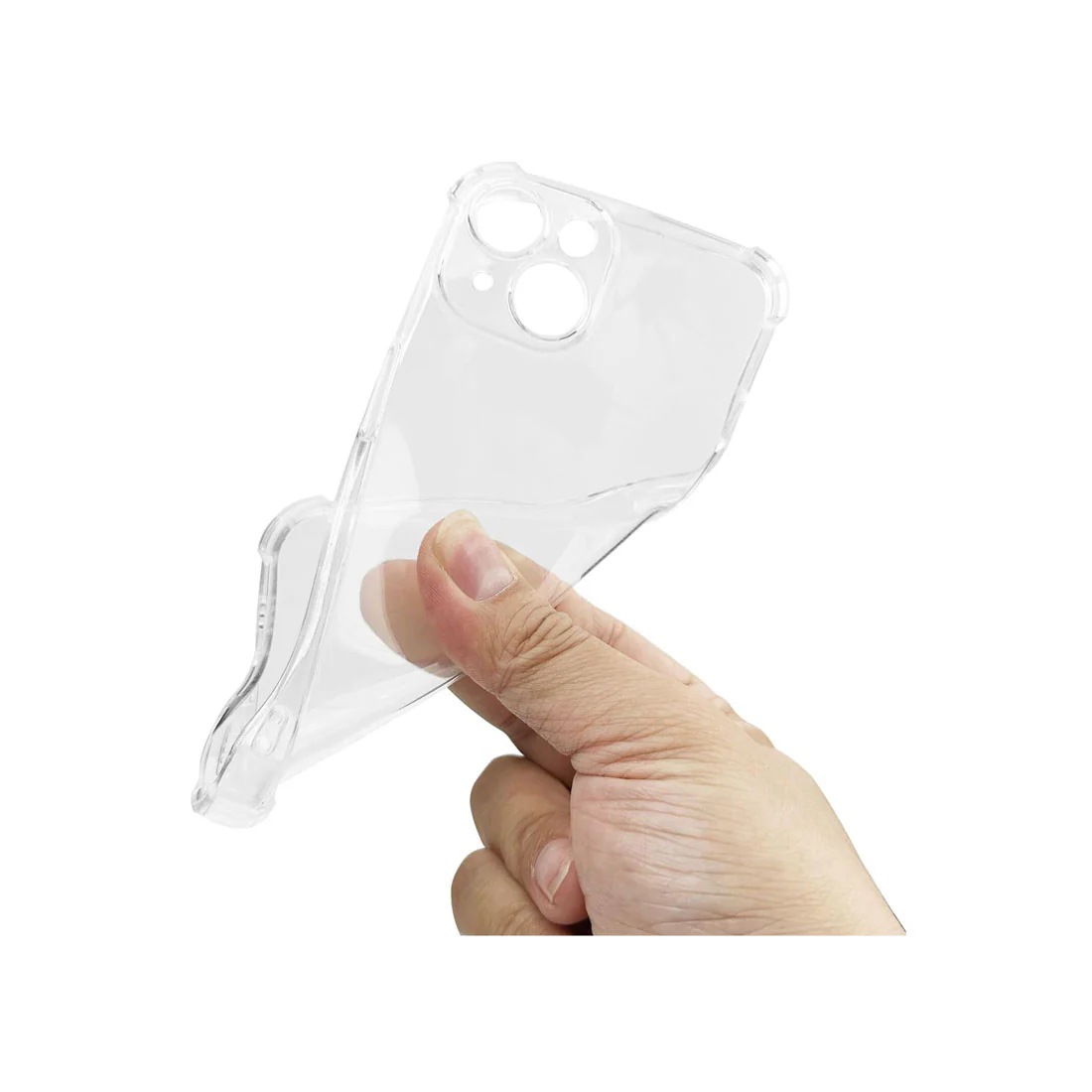 iPhone 14 Transparent Cover with Camera Protection Custom TPU Clear Cases - Image 5