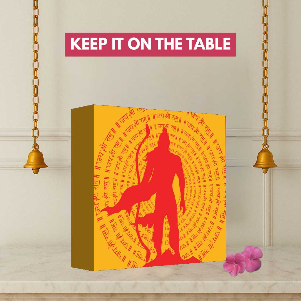 Jai Shree Ram Light Night Wall Lamp for Home Temple & Pooja Room Décor - Image 3