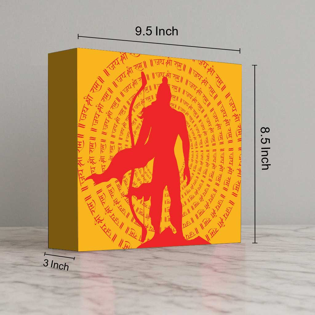 Jai Shree Ram Light Night Wall Lamp for Home Temple & Pooja Room Décor - Image 6