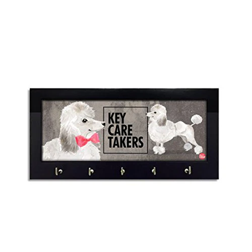 Key Holder Hanger For Wall -  Cute White Dog - Image 2