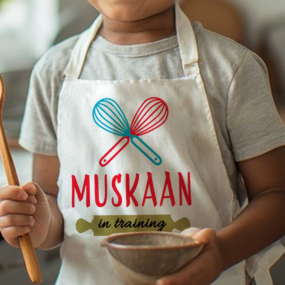 Custom-Made Kids Chef Apron Online India - Image 3