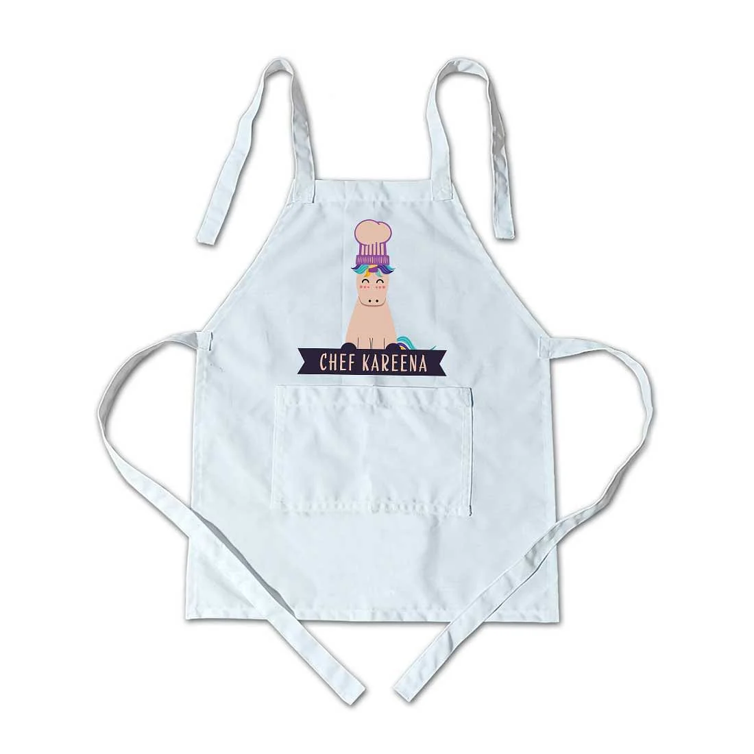 Personalized Kids Cute Chef Apron - Unicorn - Image 8