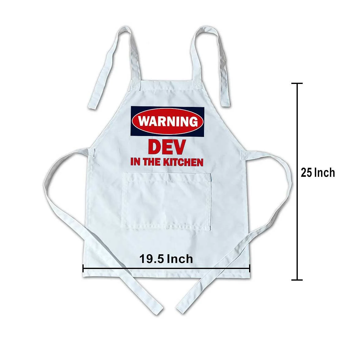 Customized Apron for your Kids - Warning - Image 6