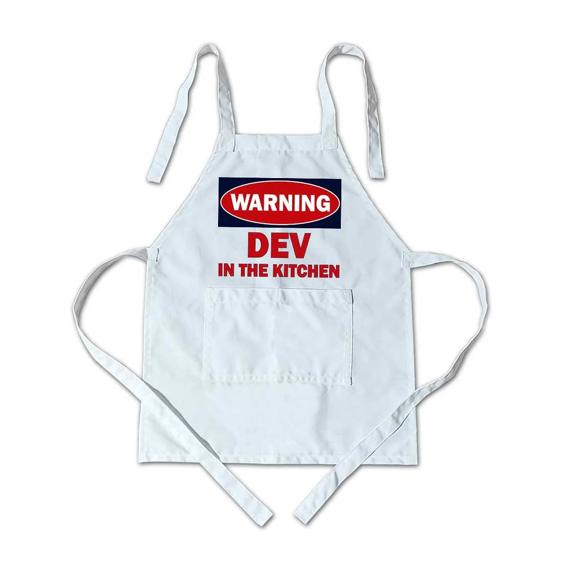 Customized Apron for your Kids - Warning - Image 8