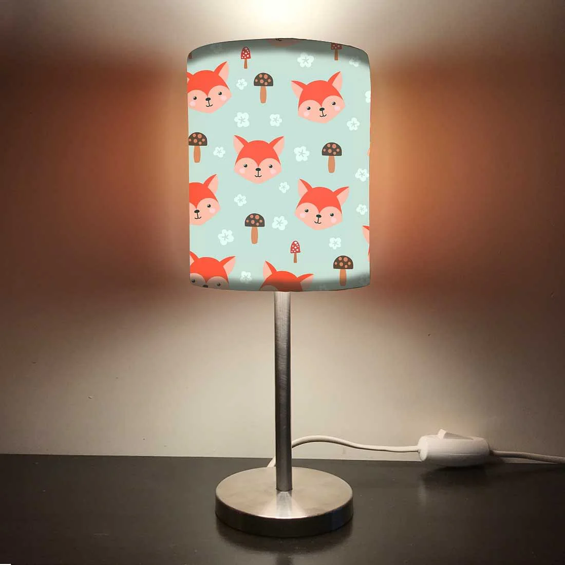 Modern Kids Room Bedside Lamps - Cool Fox 0005