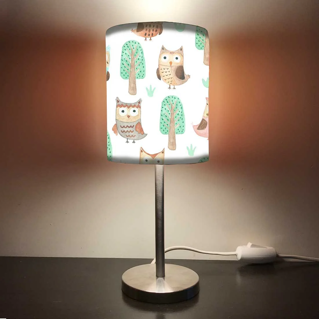 Small Night Lamps for Bedside Lamp - Owl Tree World 0028