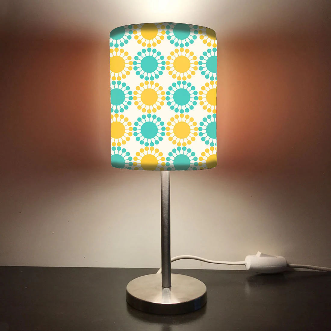 Kids Room Bedside Lamp for Night Light - Circle