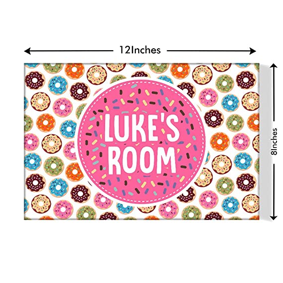 Custom-Made Kids Name Plate - Sweet Doughnut - Image 3