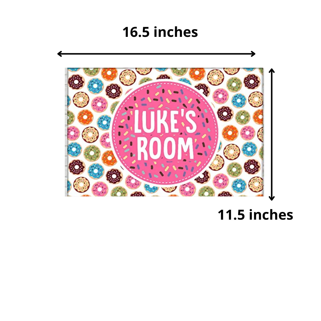 Custom-Made Kids Name Plate - Sweet Doughnut - Image 4
