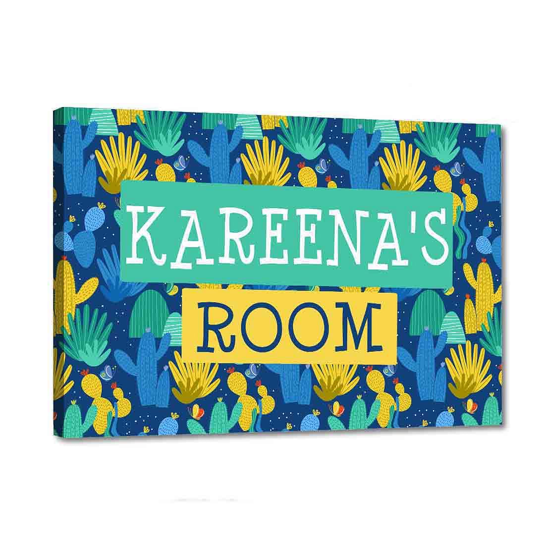 Custom Name Plate for Kids Room - Cactus DŽcor