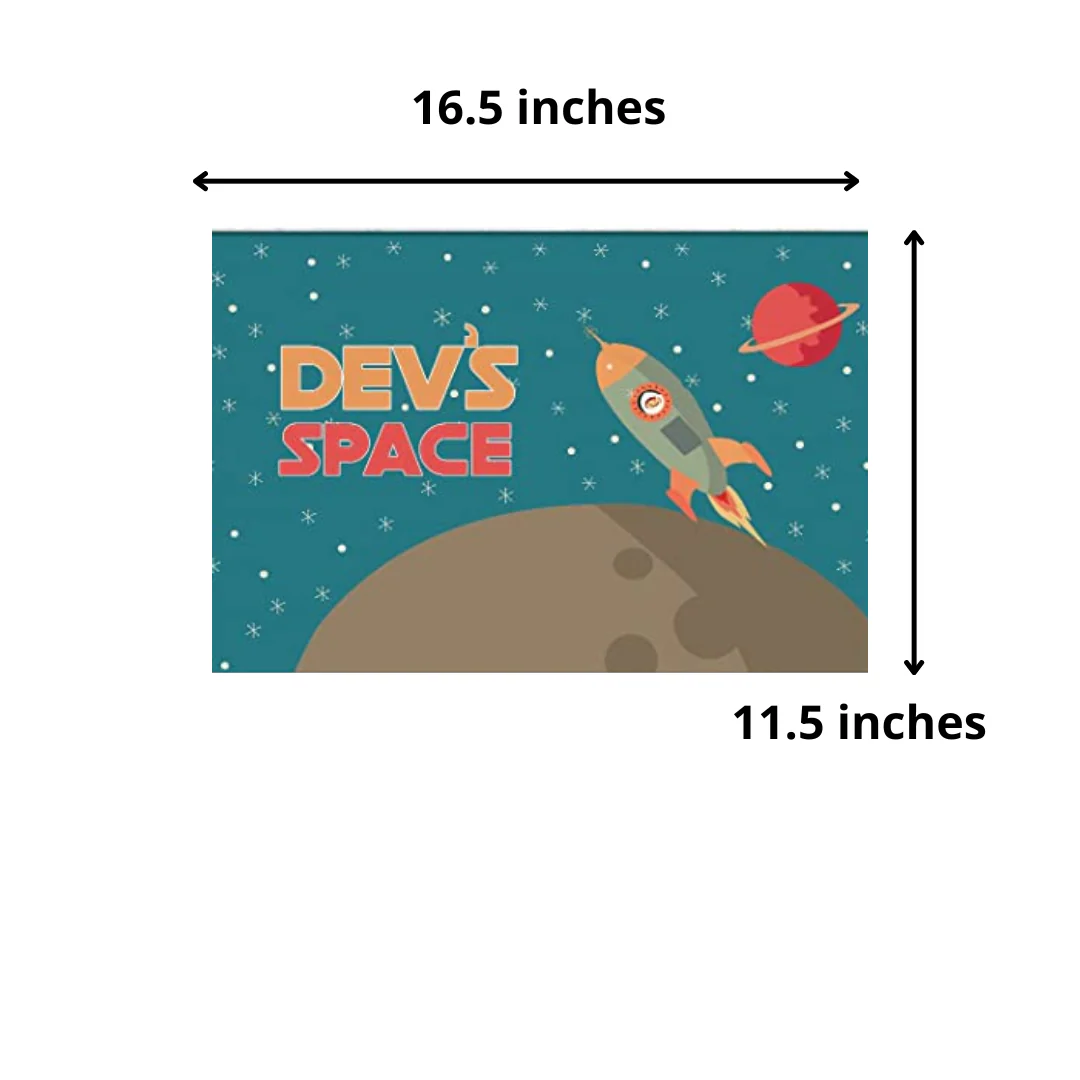Personalized Kids Name Plate for Boys - Space - Image 5