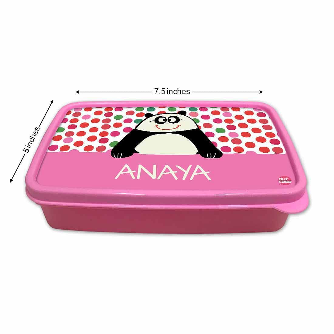 Personalised Lunch Box for Girls Return Gifts Birthday Party - Cute Panda - Image 5