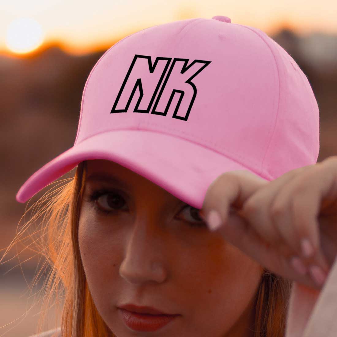 Ladies Cap - Pink Baseball Cap for Women - Name - Image 7
