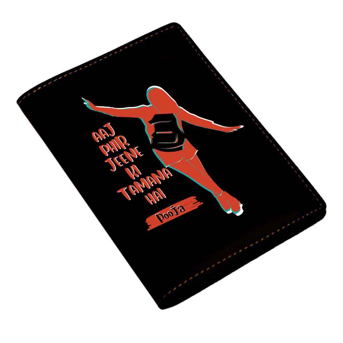 Ladies Passport Holder Faux Leather Custom Covers for Passports-Aaj phir - Image 9