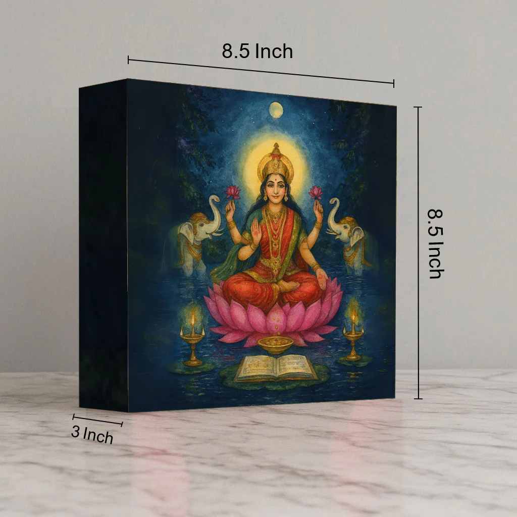 Lakshmi Lamp for Home Temple, Table or Wall Décor Divine Light - Image 6