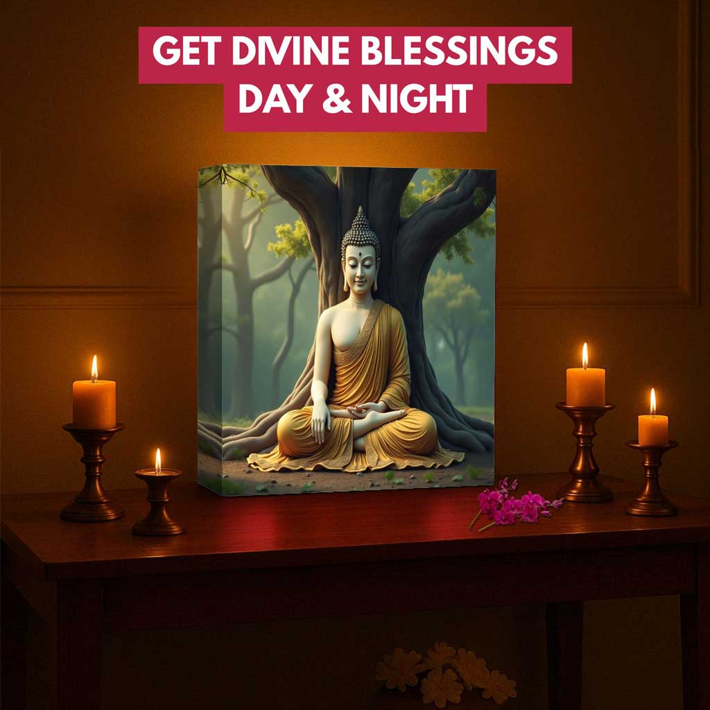 Lamp Buddha – Serene Glow Lamp for Meditation & Relaxation Spaces - Image 5