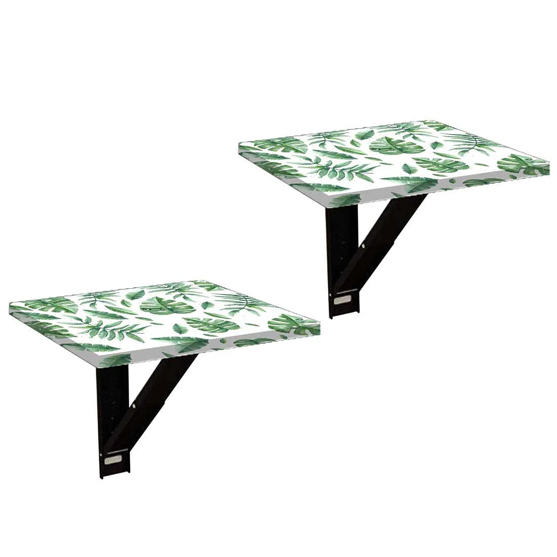 Folding Side Table for Bedroom - Leaves with Drops - Image 2